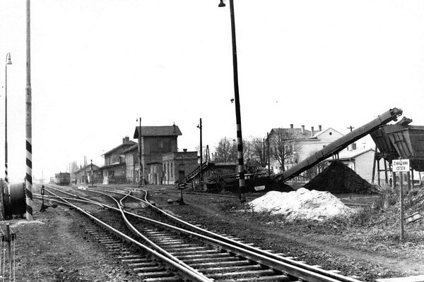  Stanice Bystřice p.H. v 60. letech min. stol. 